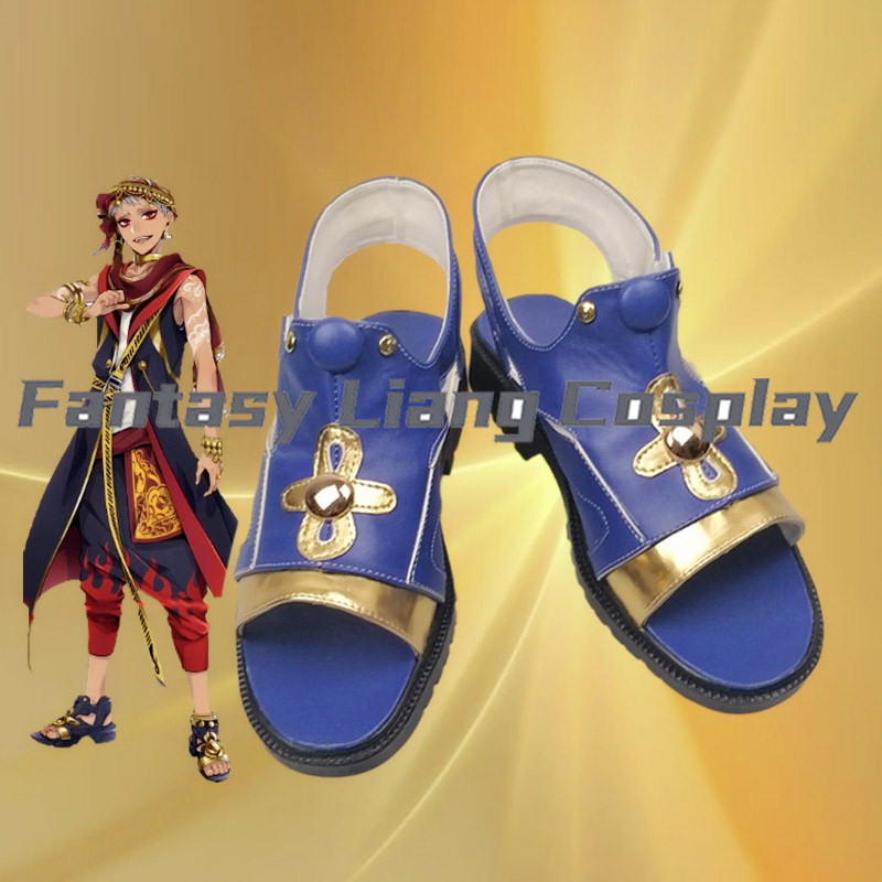 Men'S Accessories Leather - Anime Twisted Wonderland Kalim Cosplay-Schuhe für