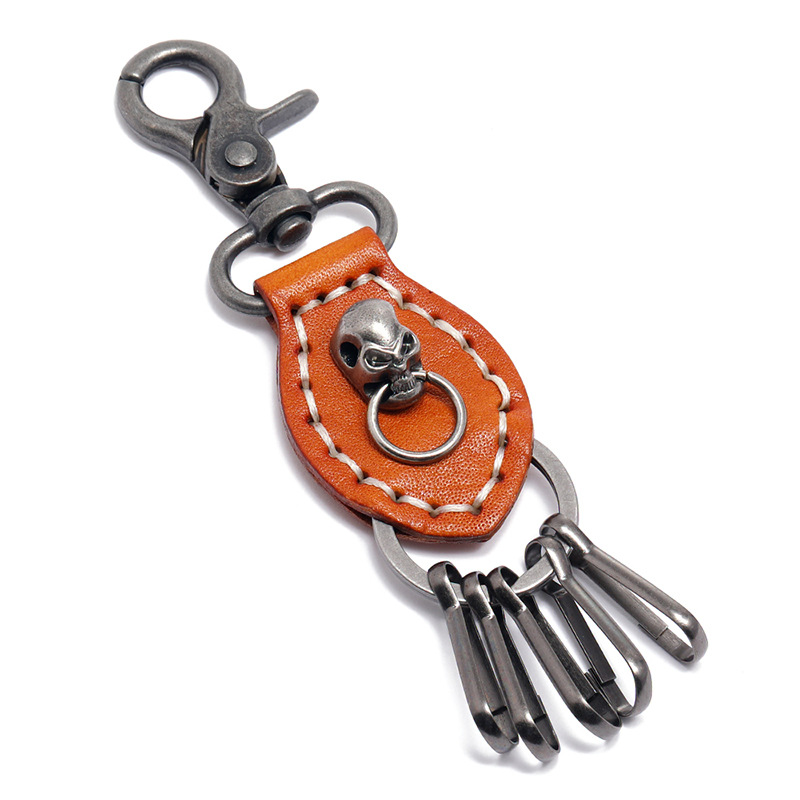 Men Accessories Pk - Jessingshow Leder KeyChain High-Grade Hand Woven