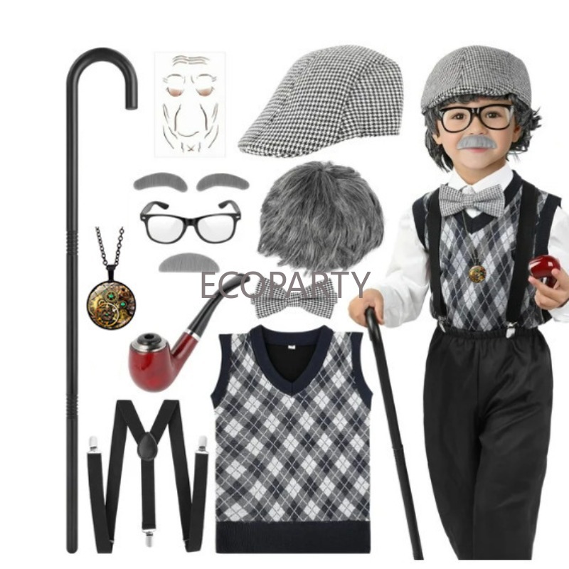 Men Accessories Hat - 2024 Neues Kinderkostüm für die Schule,