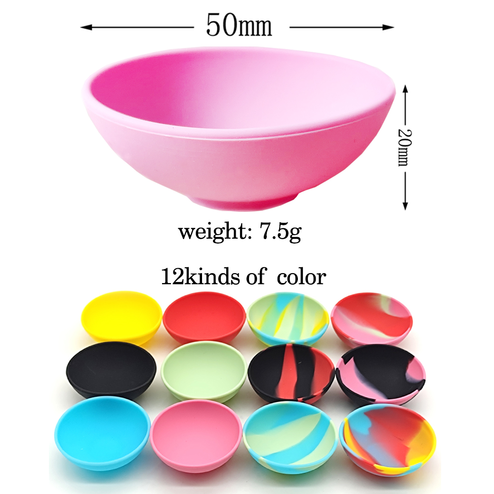 Men'S Accessories Tray - 50Pcs Silikon Schüssel 50mm Für Tabak