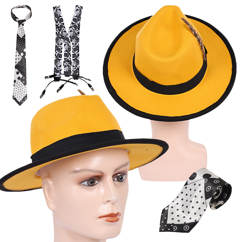 Men Accessories Hat - Fantasia 1994 Jim Film-Maske Stanley Hut