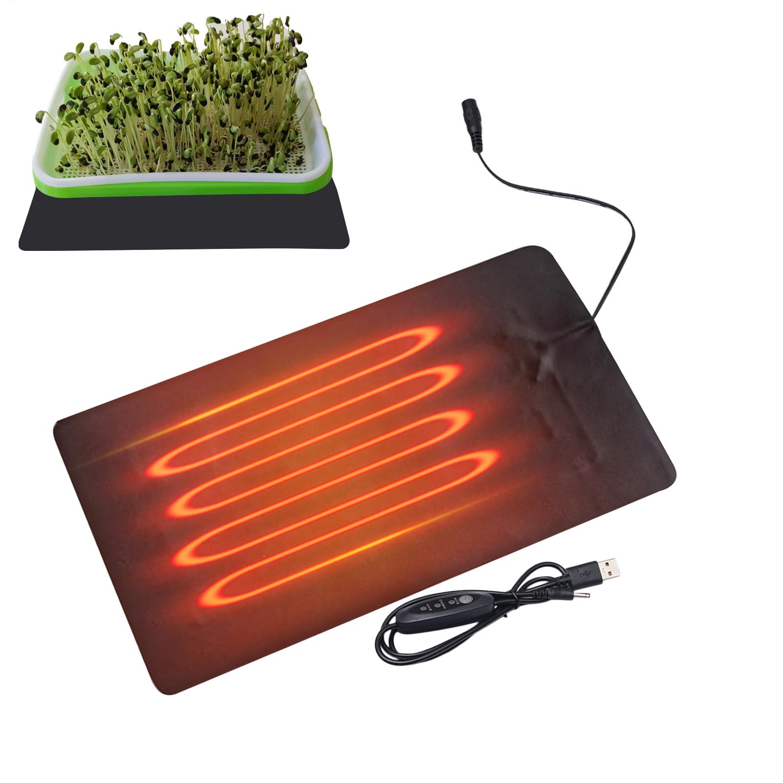 Men'S Accessories Tray - Pflanzenheizmatte mit 3 Temperaturstufen, wasserdichte Struktur,