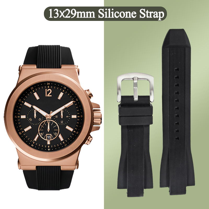 Men Accessories Mk - 13x29mm Silikon Uhrenarmband für Michael Kors