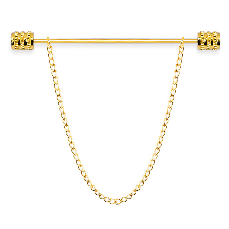 Men'S Accessories Fashion - Neue Herrenbrosche für Hemden mit Stehkragen,