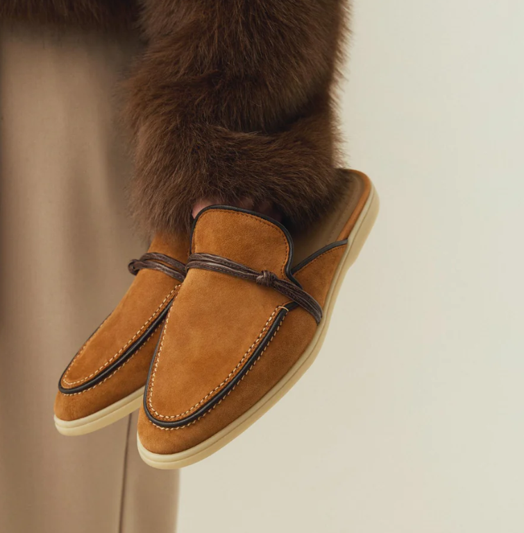 Men'S Accessories Leather - Loafer für Herren, Designer-Luxus-Hausschuhe aus Wildleder