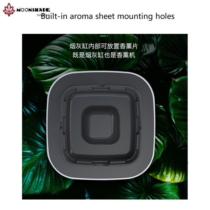 Men'S Accessories Tray - MOONSHADE Rauchfreier Aschenbecher mit Negativ-Ionen-Luftreinigung, Automatische