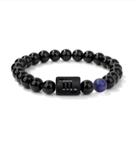Men Accessories Amazon - Europäisches Amazon grenzüberschreitendes Steinperlenarmband Herren Zwölf