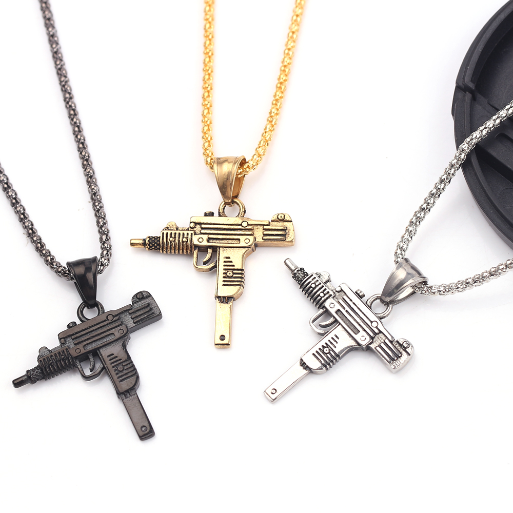 Punk Uzi Pistolen-Maschinengew – Men'S Accessories Fashion Bewertung und Preis