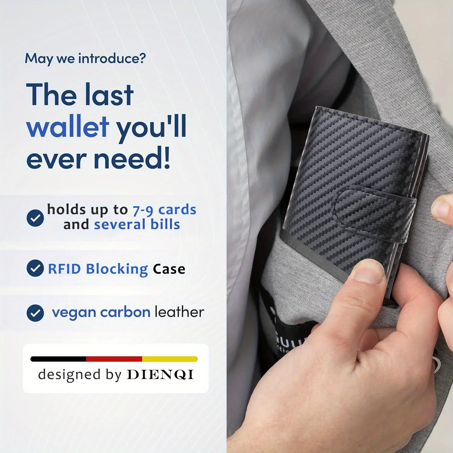Visitenkartenetui aus Mikrofas – Coin Holder Men Bewertung und Preis