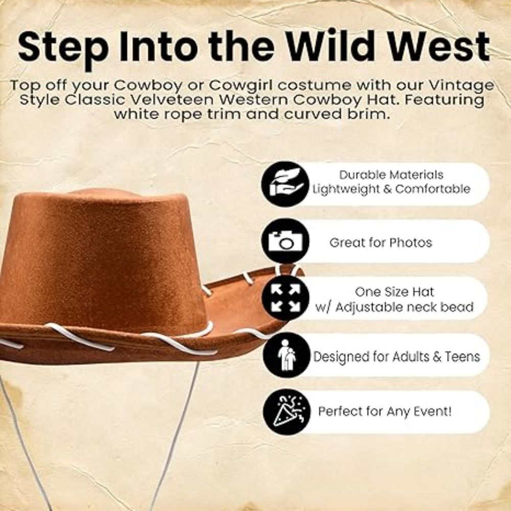 Fantasia Woody Jessie Cosplay  – Men Accessories Hat Bewertung und Preis
