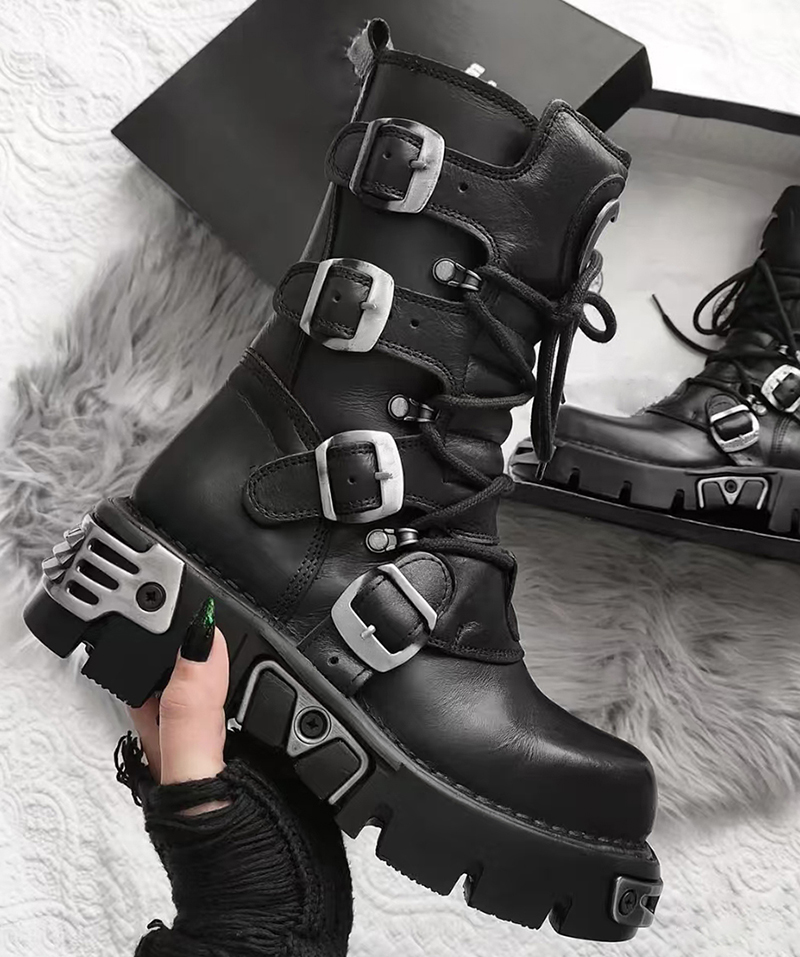 Männer Luxusmode Punk Gothic h – Men'S Accessories Leather Bewertung und Preis