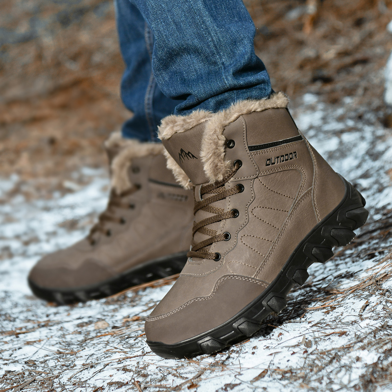 Herren-Winterstiefel, warm, wa – Men'S Accessories Leather Bewertung und Preis