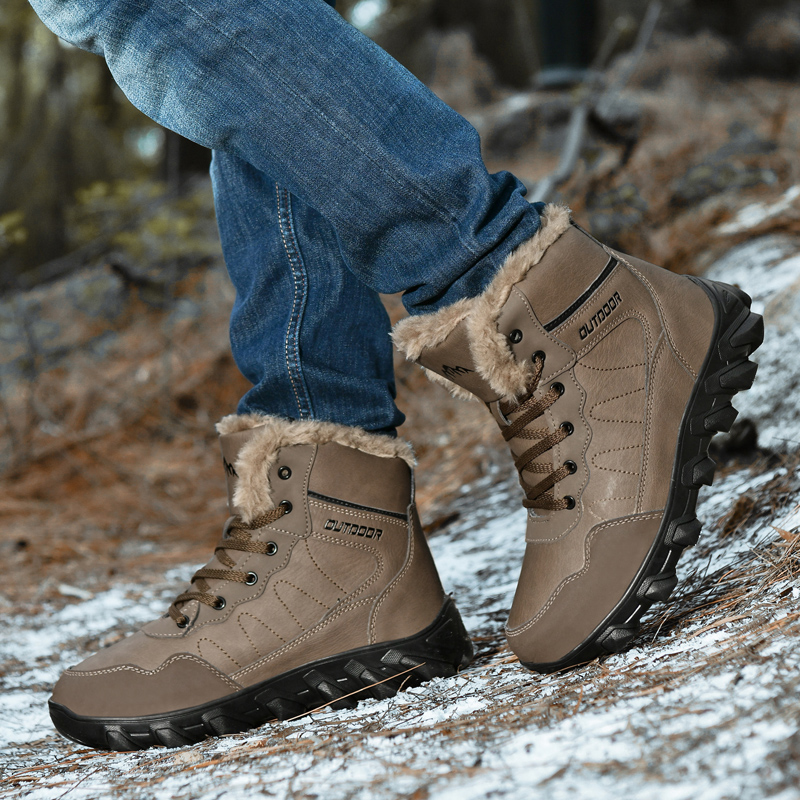 Herren-Winterstiefel, warm, wa – Men'S Accessories Leather Bewertung und Preis