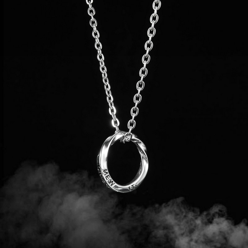 Mobius-Ring-Halskettenanhänger – Men Accessories Pk Bewertung und Preis