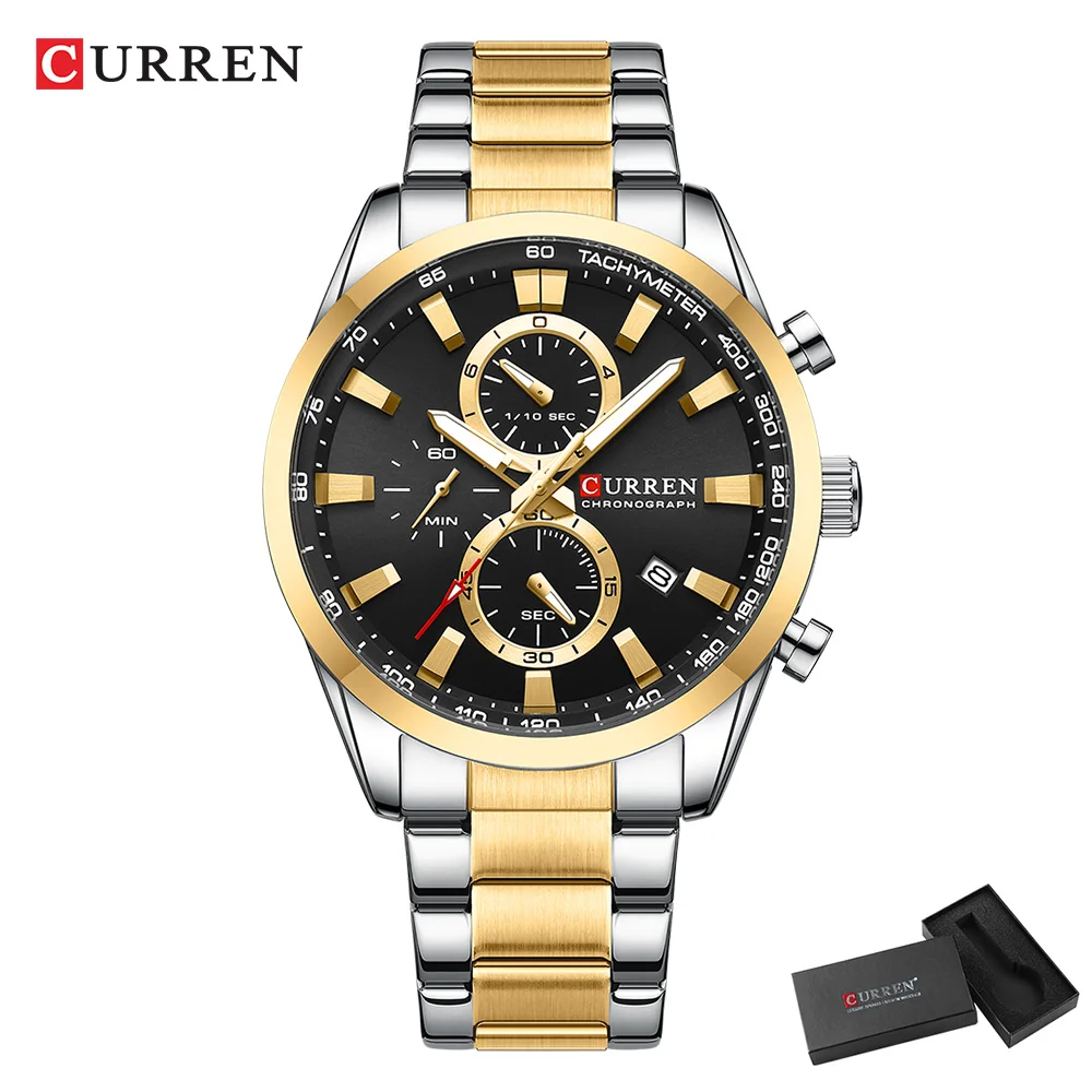 CURREN Casual Quarz Chrono Spo – Men'S Accessories Fashion Bewertung und Preis