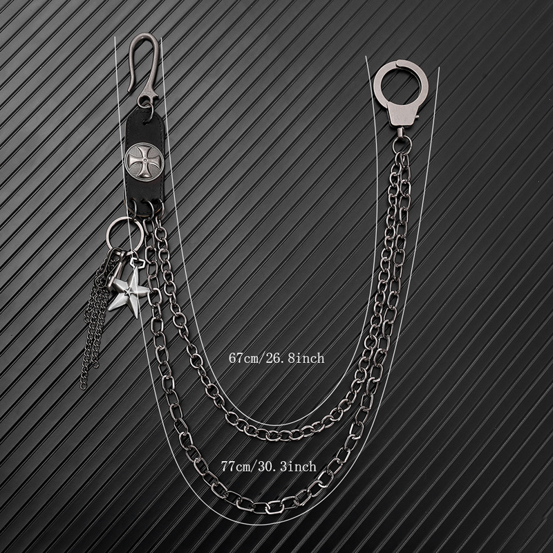 Punk Street Rindsleder Schlüss – Men Accessories Pk Bewertung und Preis