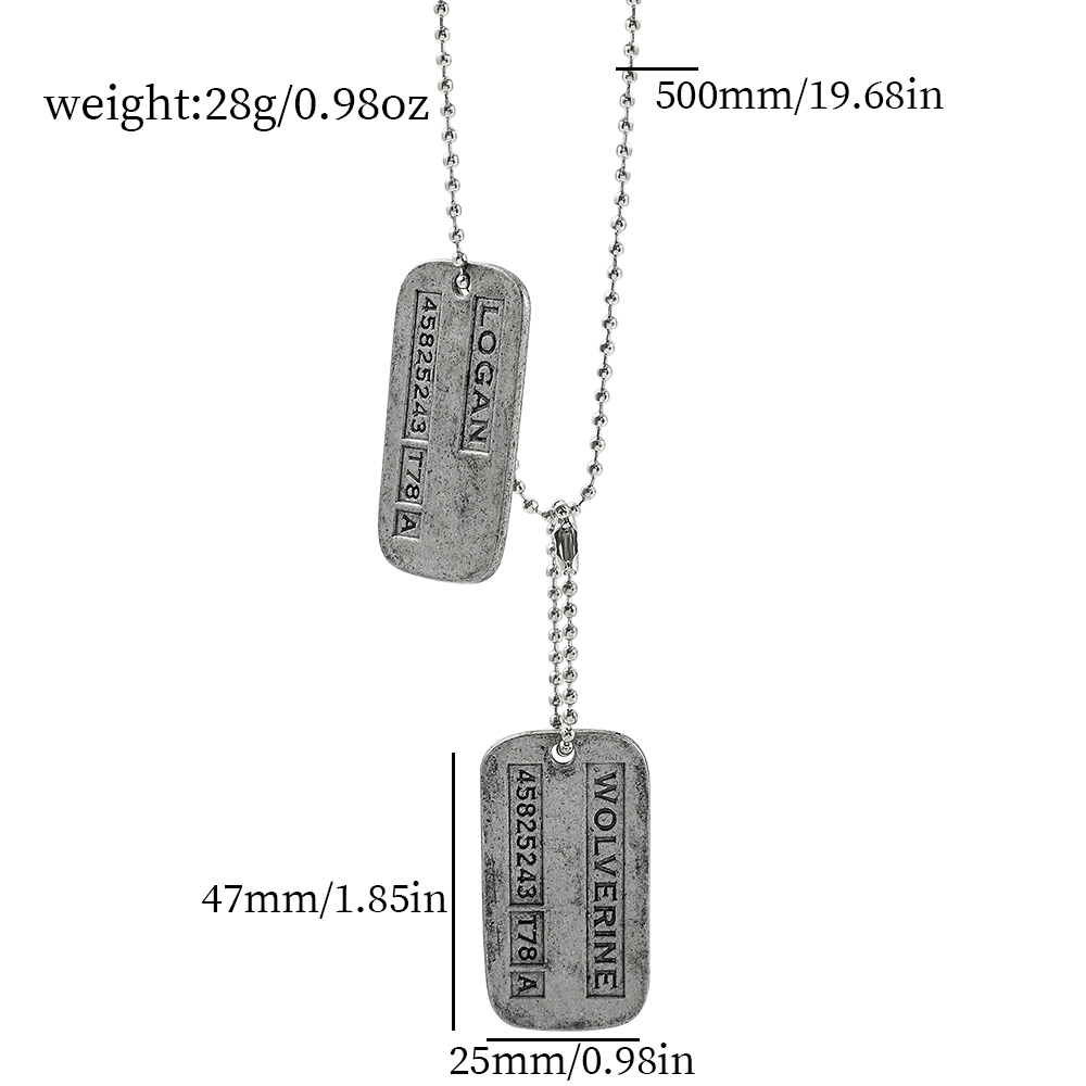 X-Men Wolverine Militärkarten- – Men'S Accessories Fashion Bewertung und Preis