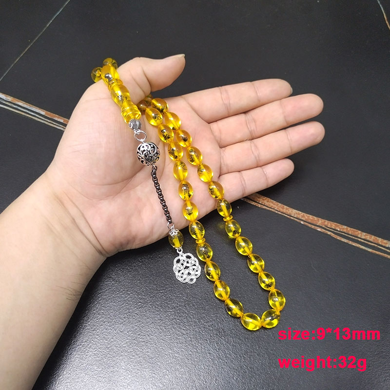 Tasbih Männer gelbes Harz echt – Men Accessories Hk Bewertung und Preis