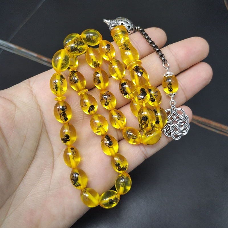 Tasbih Männer gelbes Harz echt – Men Accessories Hk Bewertung und Preis