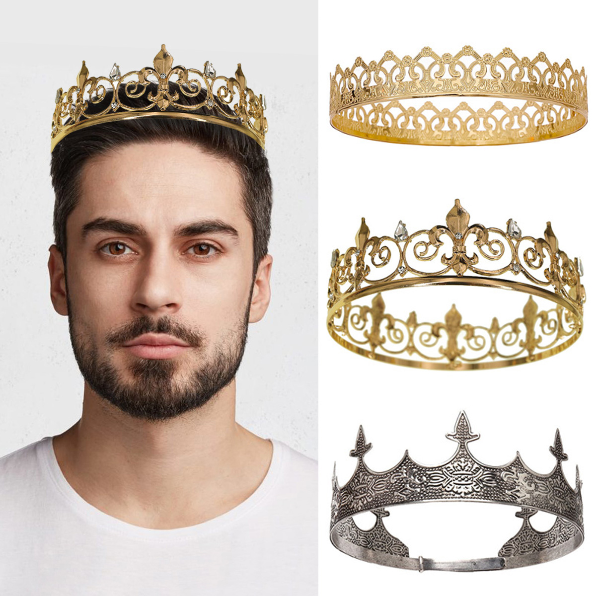 Königliche Königskönigin-Krone – Men Accessories Hat Bewertung und Preis