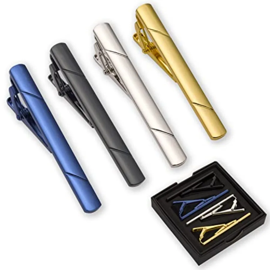 4 Stück Krawattenklammern für  – Men'S Accessories Fashion Bewertung und Preis