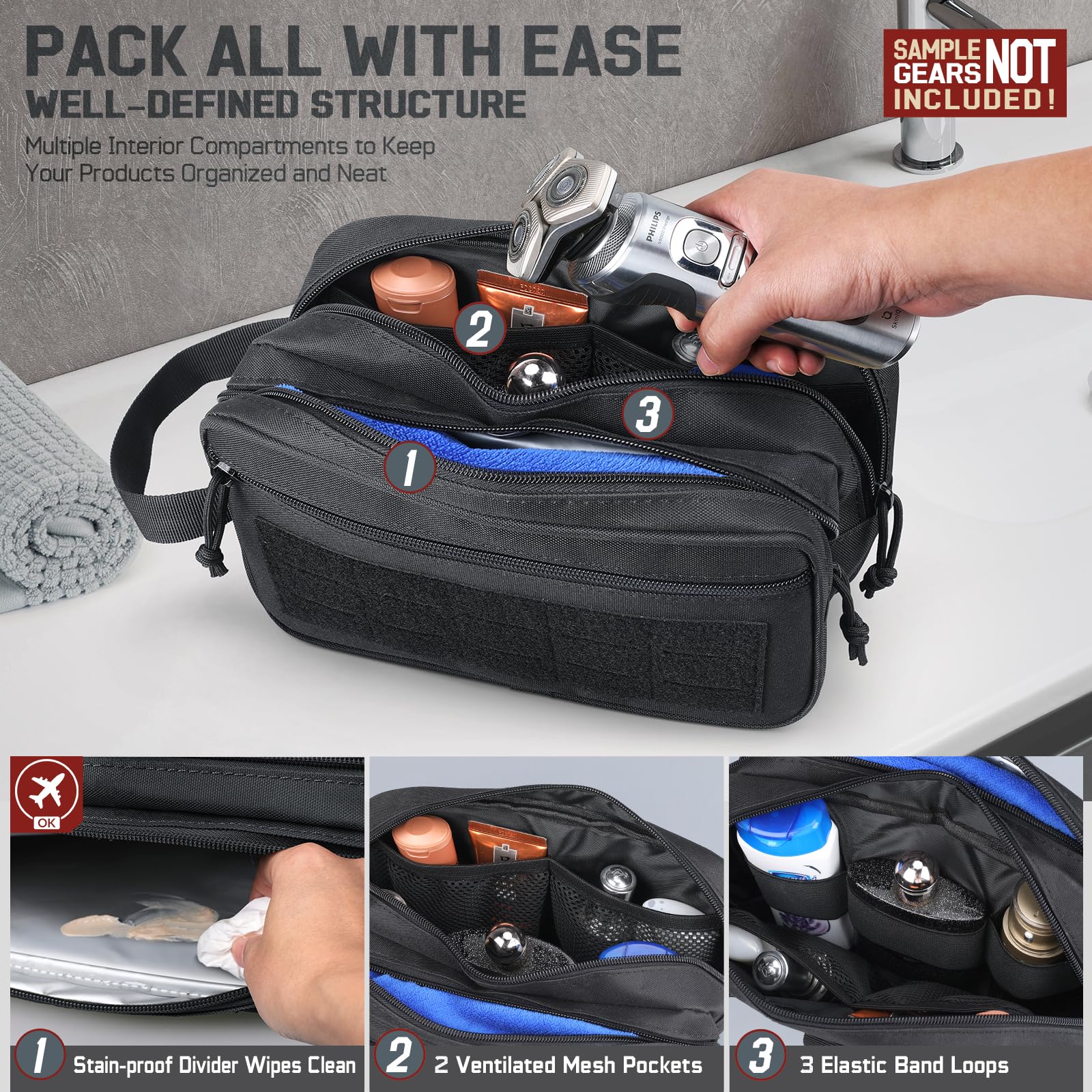 Taktische Kulturtasche für Her – Men Accessories Kit Bag Bewertung und Preis